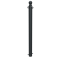 Dekorativ puller | Serie 485B | � 82 mm | fastmonteret, til indst�bning i beton med jordanker, total l�ngde ca. 1300 mm | uden l�s | med 2 �jer